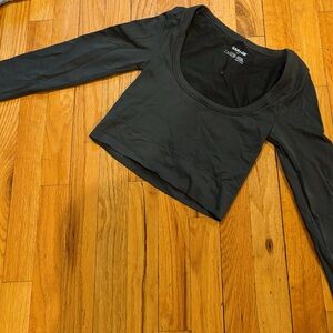 Garage Dark Grey Long Sleeve Women's Top